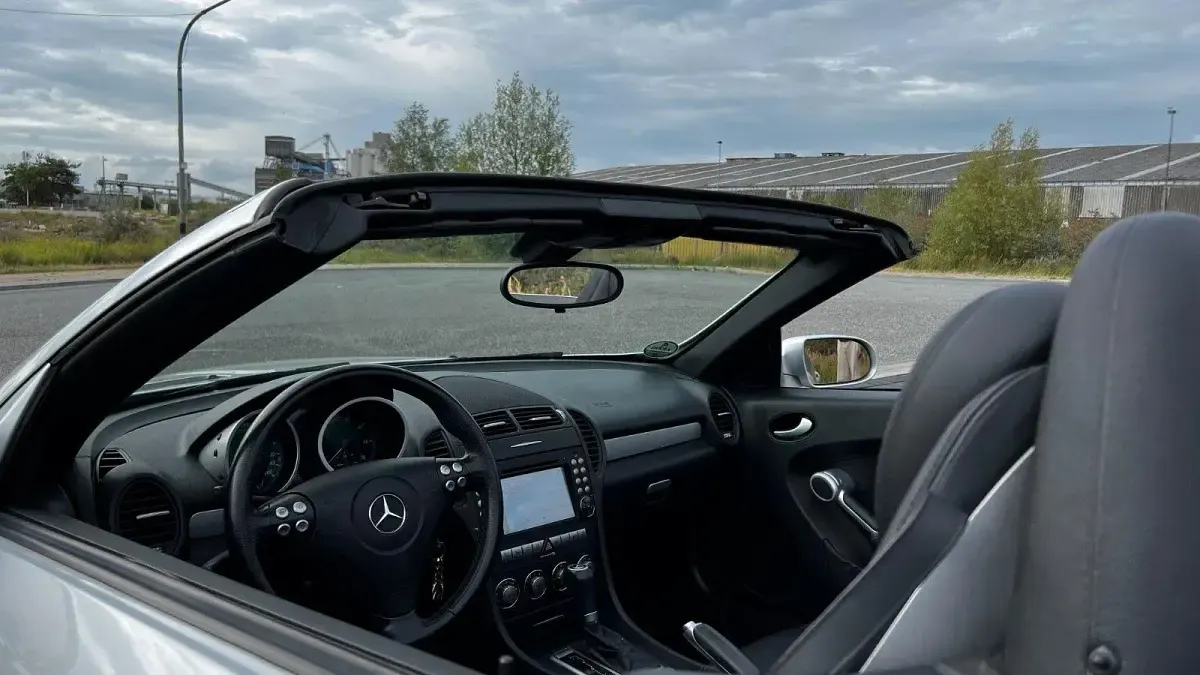 Gebraucht Mercedes SLK200 163 PS (119 kW) 2007 Silber Cabrio