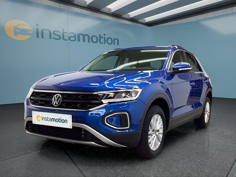 Blau Gebraucht 2024 VW T-Roc SUV | 25.399 € (Guter Preis) - Bild 1/4