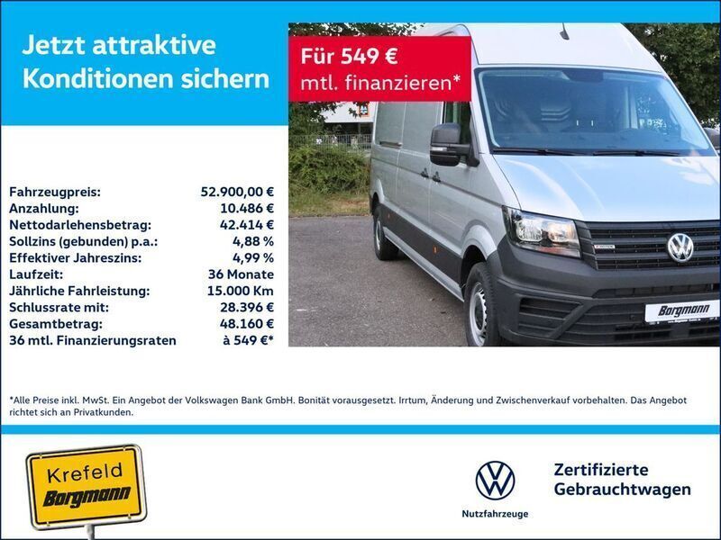 Silber / reflexsilber Neu 2024 VW Crafter Van | 52.900 € (Fairer Preis) - Bild 1/3