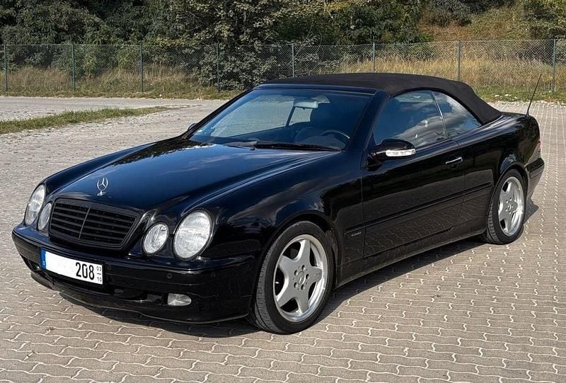 Schwarz Gebraucht 2000 Mercedes CLK200 Elegance Cabrio | 3.000 € (Superpreis) - Bild 1/4