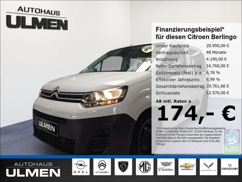 Weiss Gebraucht 2023 Citroën e-Berlingo Live Van / Kleinbus | 20.950 € (Fairer Preis) - Bild 1/4