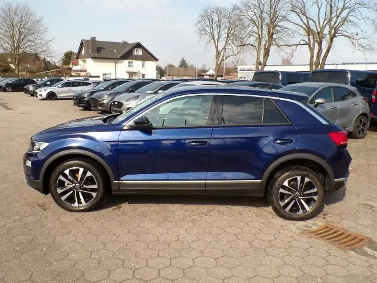 Gebraucht VW T-Roc United 150 PS (110 kW) 2021 Blau SUV
