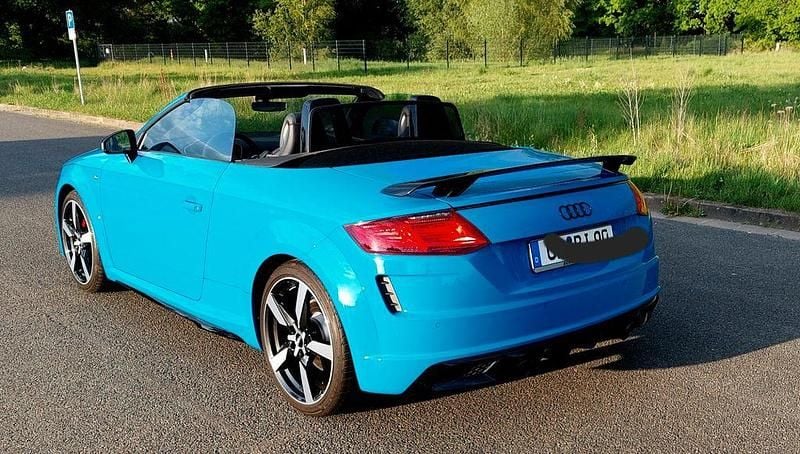 Blau Gebraucht 2020 Audi TT Roadster Competition Cabrio | 30.500 € (Superpreis) - Bild 1/3