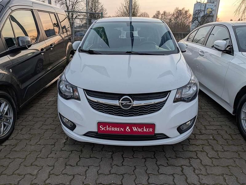 Gebraucht Opel Karl Active 73 PS (53 kW) 2018 Schneeweiss/summitwhite/arctic Kleinwagen