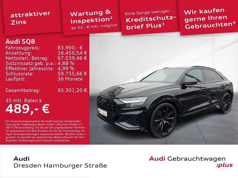 Gebraucht Audi SQ8 Competition 507 PS (372 kW) 2023 Mythosschwarz metallic SUV