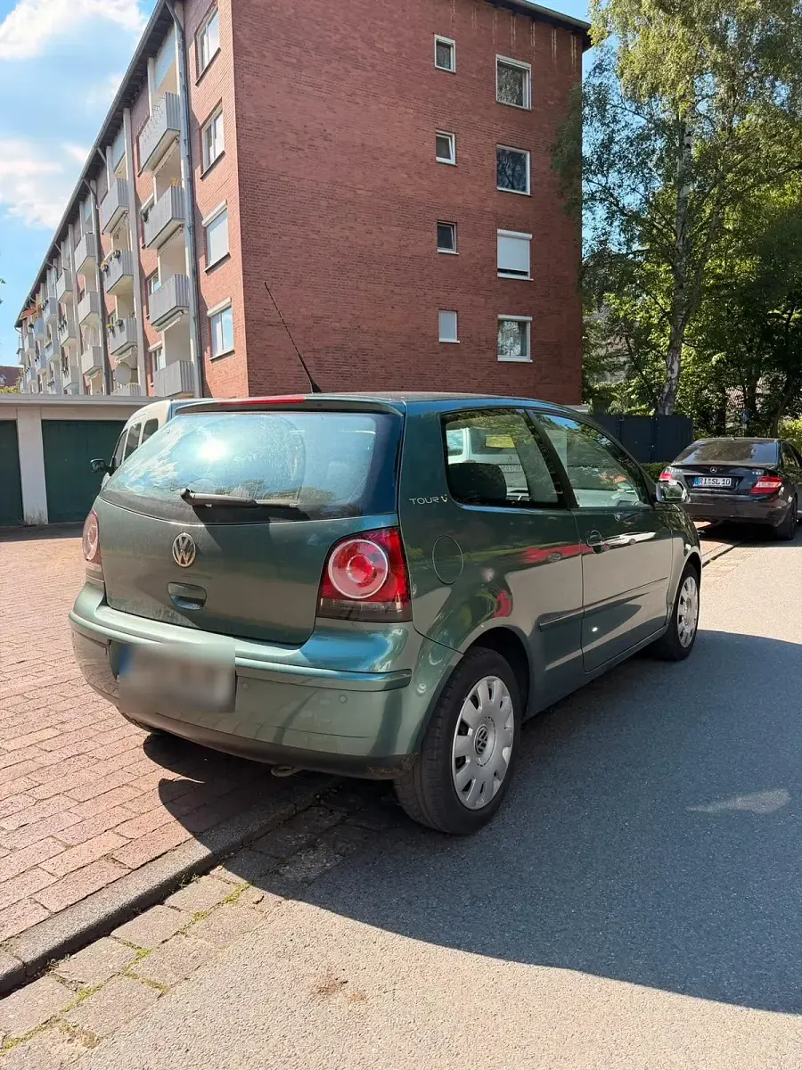 Käytetty VW Polo 101 HP (74 kW) 2007 Vihreä Viistoperä