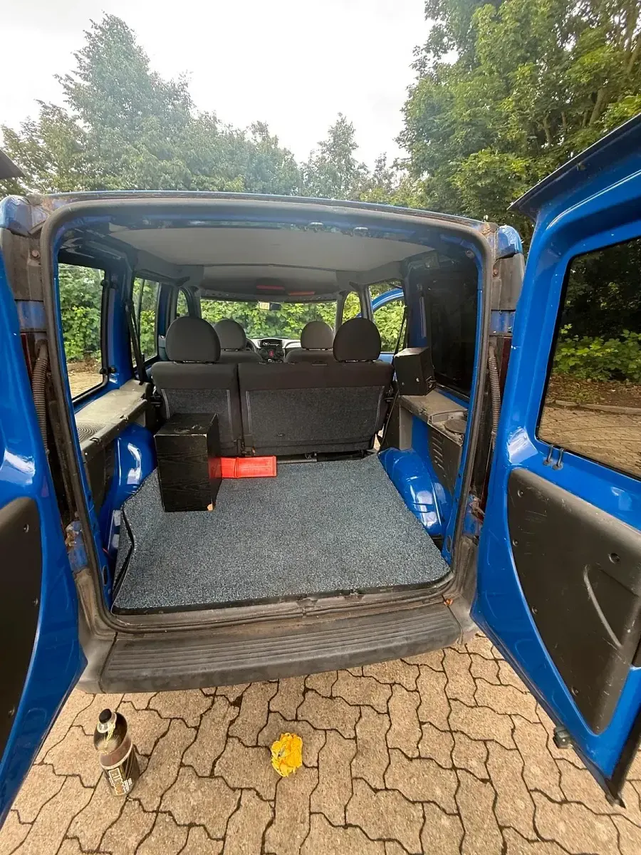 Gebraucht Fiat Doblò 48 PS (35 kW) 2002 Blau Van / Kleinbus