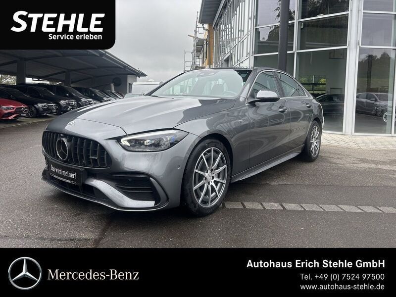 Grau Gebraucht 2023 Mercedes C43 AMG AMG Limousine | 51.490 € (Guter Preis) - Bild 1/4