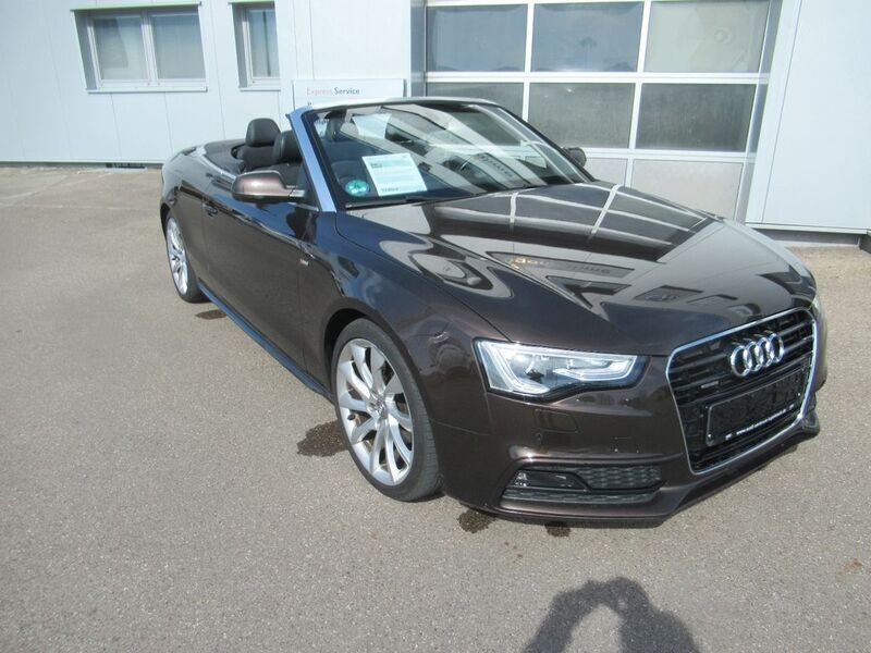 Braun Gebraucht 2013 Audi A5 Cabriolet S-Line Cabrio | 12.900 € (Fairer Preis) - Bild 1/4
