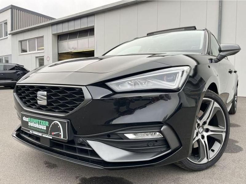 Gebraucht Seat Leon FR-Line 150 PS (110 kW) 2022 Mitternachtsschwarz Kombi