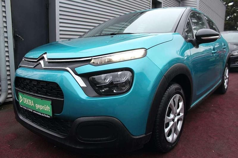 Gebraucht Citroën C3 Feel 82 PS (60 kW) 2022 Grün Kleinwagen