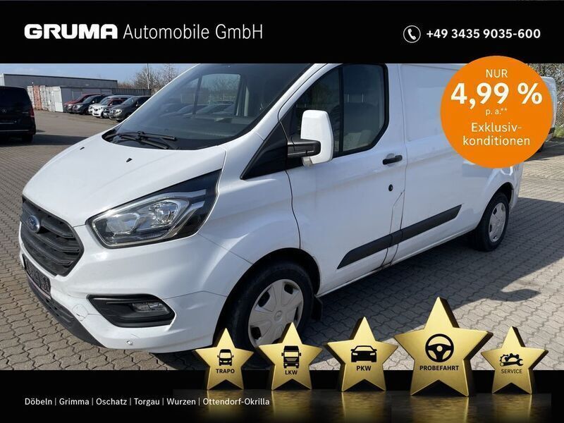 Frostweiß Gebraucht 2018 Ford Transit Custom Trend Van / Kleinbus | 10.115 € (Superpreis) - Bild 1/4