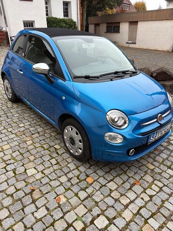 Blau Gebraucht 2017 Fiat 500C Mirror Cabrio | 9.200 € (Fairer Preis) - Bild 1/4