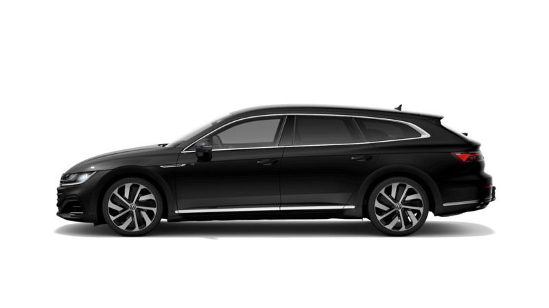 Gebraucht VW Arteon R-line 200 PS (147 kW) 2021 Schwarz perleffekt Kombi