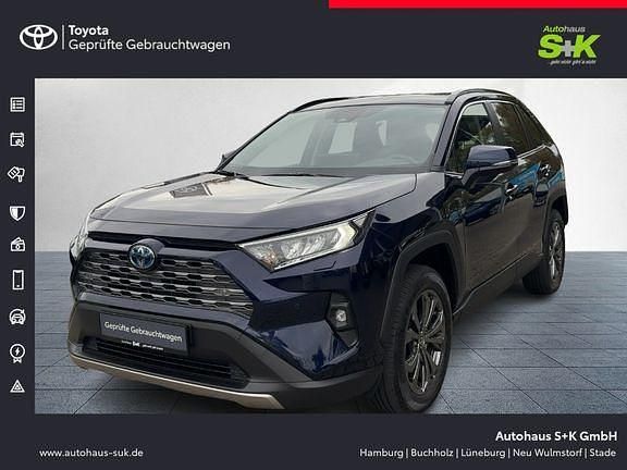 Nagoyablau metallic (blau) Gebraucht 2024 Toyota RAV4 Hybrid Team SUV | 36.950 € (Superpreis) - Bild 1/4
