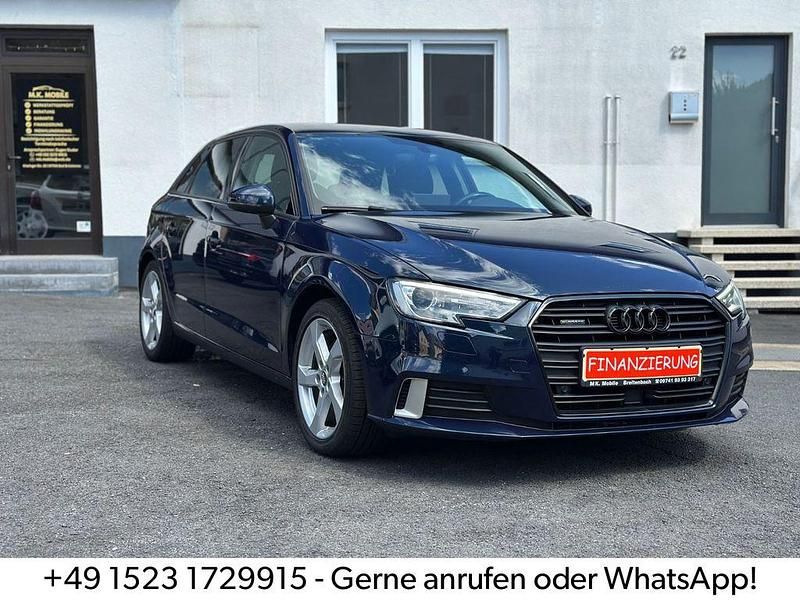 Blau Gebraucht 2017 Audi A3 Sportback Sport Kleinwagen | 16.900 € (Etwas zu teuer) - Bild 1/4
