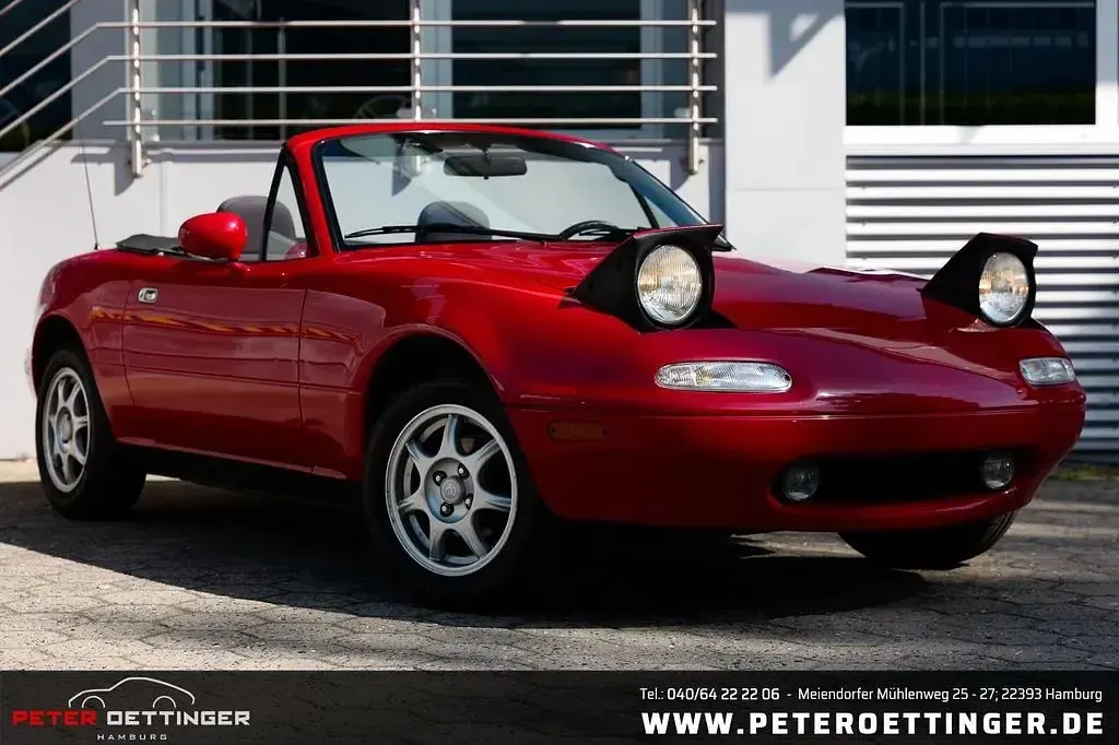 Gebraucht Mazda MX5 116 PS (85 kW) 1992 Rot Cabrio