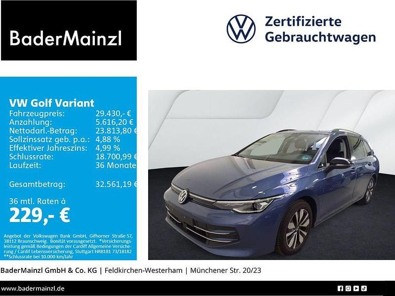 Anemonenblau metallic Gebraucht 2025 VW Golf VIII Goal Kombi | 29.430 € (Guter Preis) - Bild 1/3