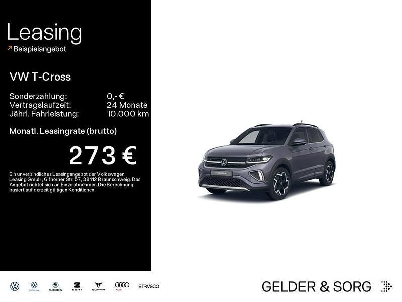 Rauchgrau metallic Gebraucht 2025 VW T-Cross R-line SUV | 26.990 € (Fairer Preis) - Bild 1/3