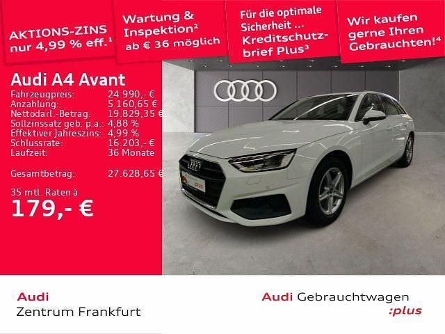 Ibisweiß Gebraucht 2022 Audi A4 Kombi | 24.990 € (Superpreis) - Bild 1/2