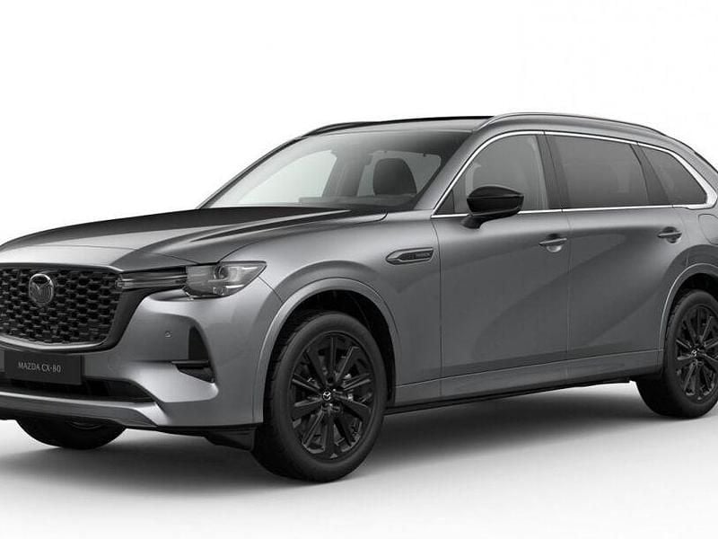 Grau Gebraucht 2024 Mazda CX-80 Homura-Line SUV | 49.500 € (Guter Preis) - Bild 1/2