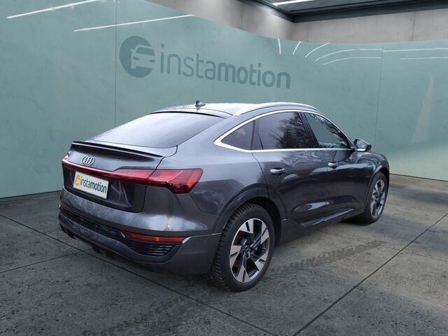 Gebraucht Audi Q8 e-tron S-Line 300 kW (408 PS) 2023 Grau SUV