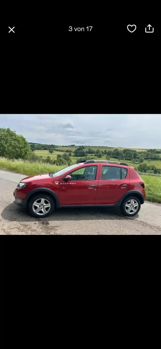 Gebraucht Dacia Sandero Stepway 90 PS (66 kW) 2013 Rot Kleinwagen