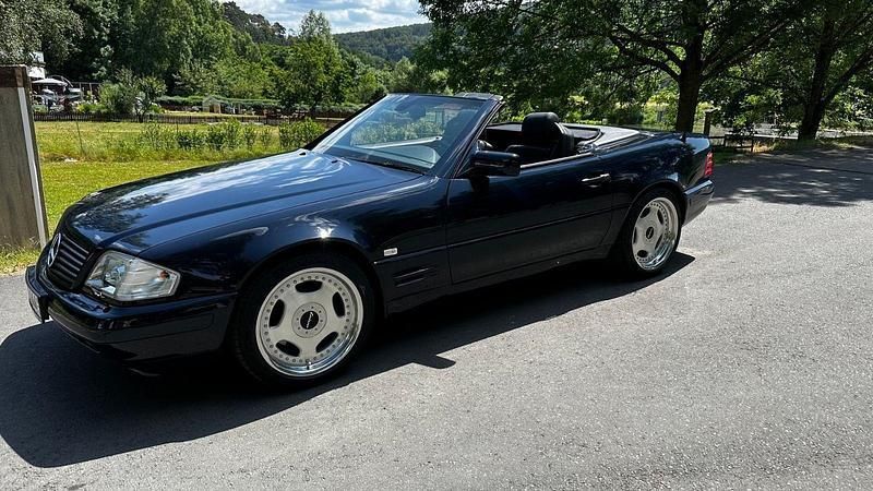 Blau Gebraucht 1996 Mercedes SL500 Cabrio | 30.000 € (Fairer Preis) - Bild 1/4