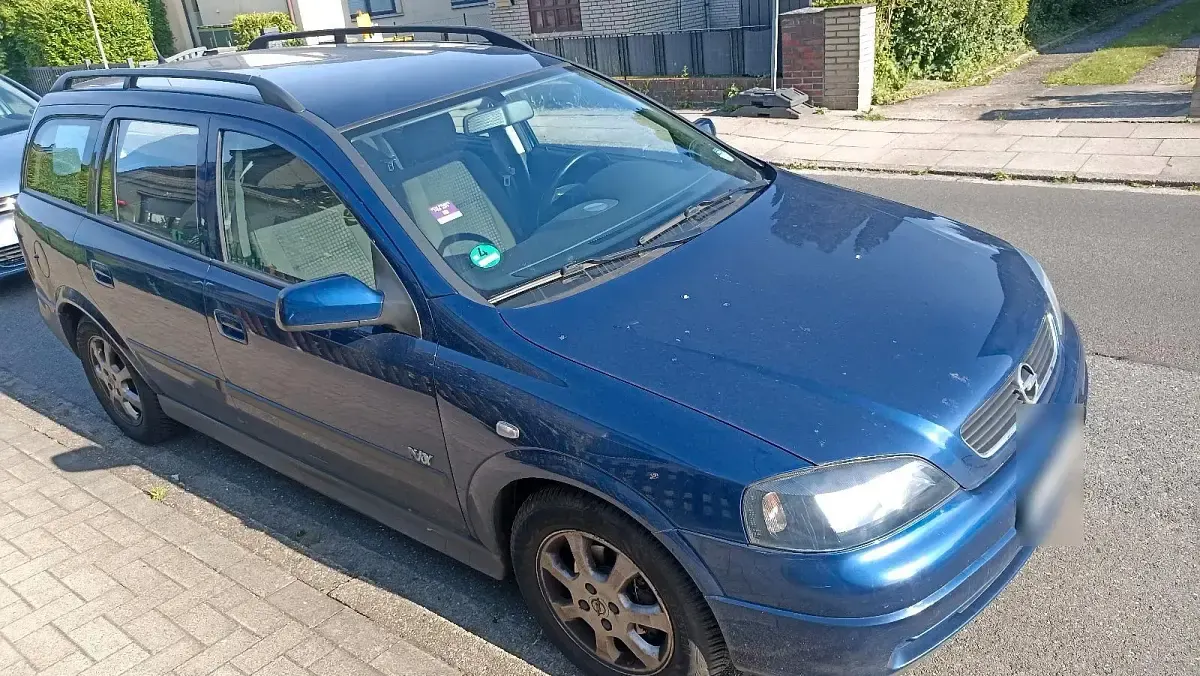 Gebraucht Opel Astra Njoy 100 PS (73 kW) 2003 Blau Kombi
