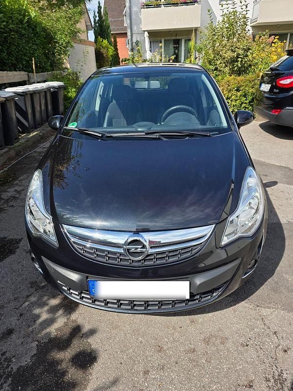 Gebraucht Opel Corsa Edition 87 PS (63 kW) 2012 Schwarz Kleinwagen