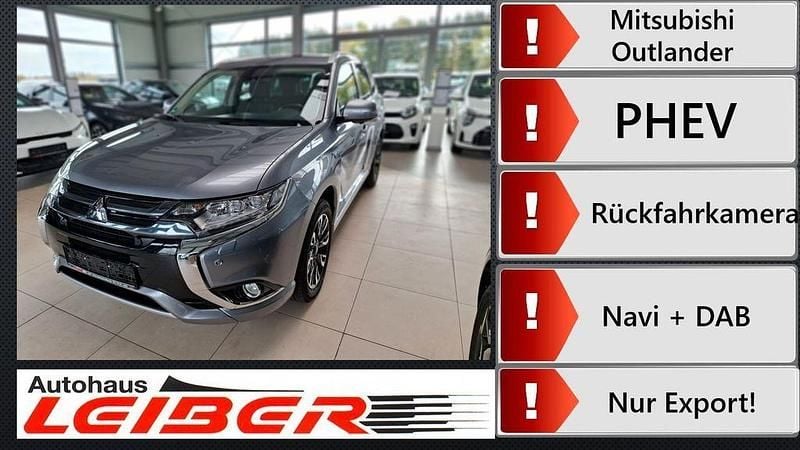 Grau Gebraucht 2016 Mitsubishi Outlander P-HEV Top SUV | 16.890 € (Guter Preis) - Bild 1/4