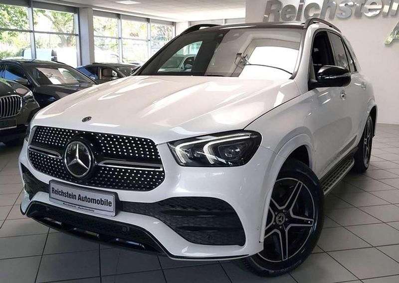 Diamantweiss (metallic) Gebraucht 2020 Mercedes GLE400 AMG SUV | 59.500 € (Teuer) - Bild 1/4