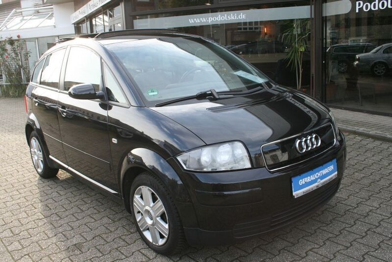 Gebraucht Audi A2 75 PS (55 kW) 2001 Ebonyschwarz perleffekt Kleinwagen
