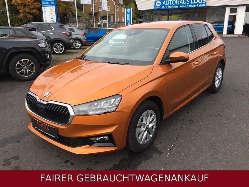 Gebraucht Skoda Fabia Selection 95 PS (69 kW) 2024 Orange Kleinwagen
