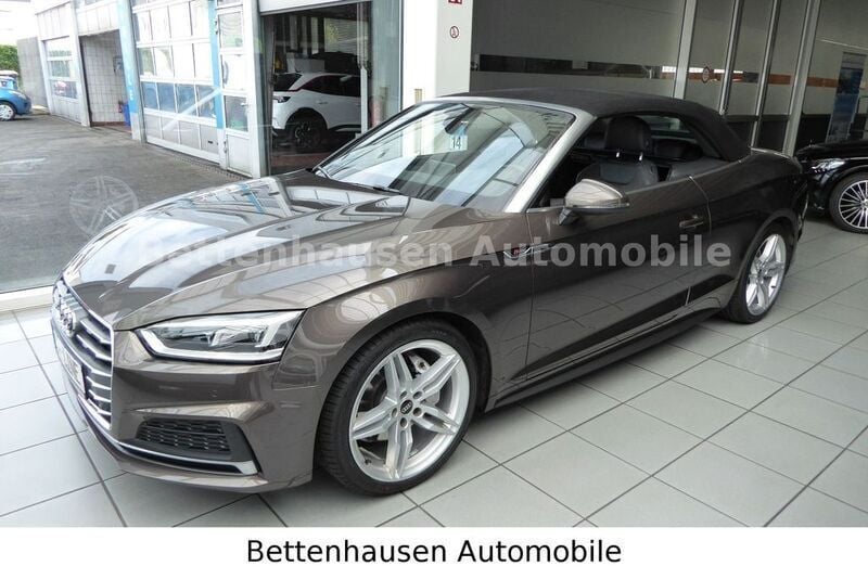 Braun Gebraucht 2017 Audi A5 Cabriolet S-Line Cabrio | 28.500 € (Superpreis) - Bild 1/4