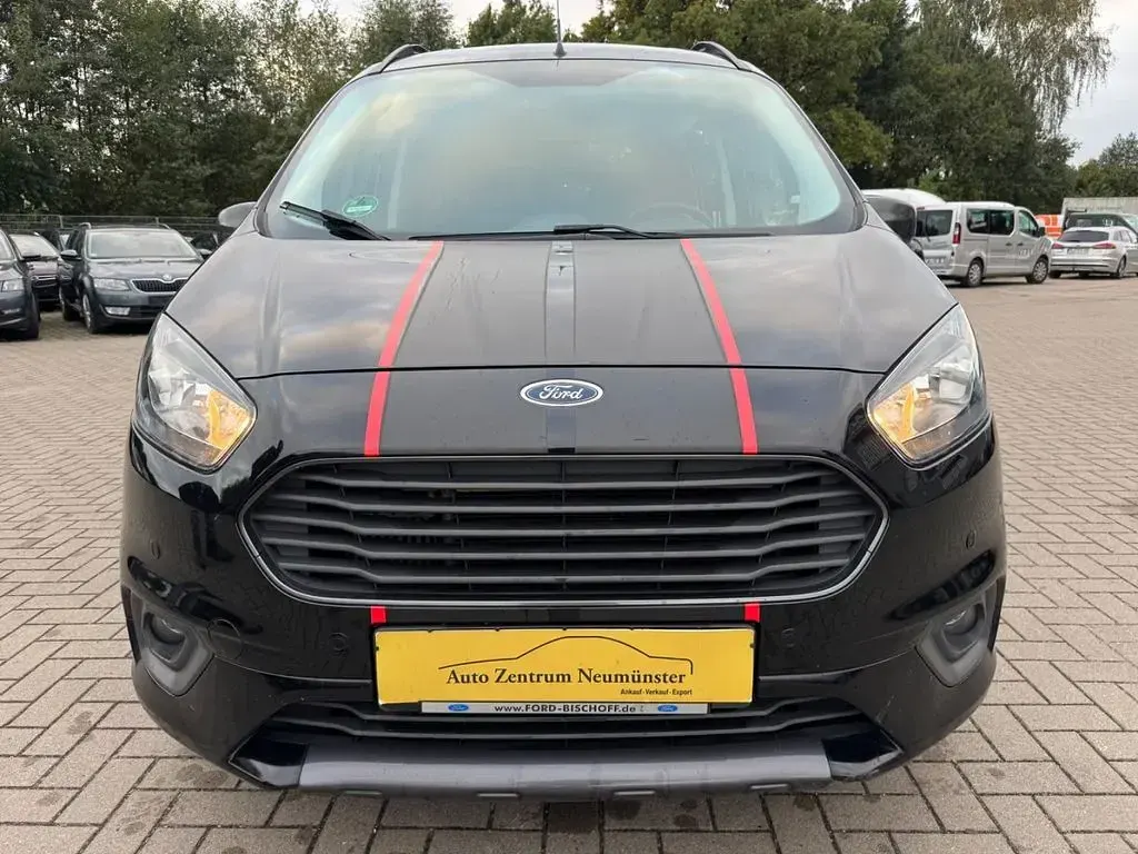 Gebraucht Ford Tourneo Courier Sport 101 PS (74 kW) 2019 Schwarz Van / Kleinbus