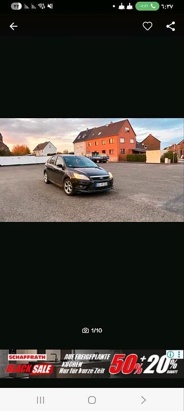 Gebraucht Ford Focus 109 PS (80 kW) 2009 Schwarz Limousine