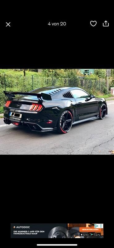 Schwarz Gebraucht 2016 Ford Mustang Coupé | 22.000 € (Fairer Preis) - Bild 1/4