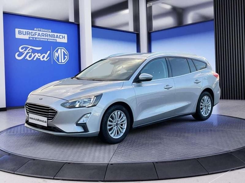 Gebraucht Ford Focus Titanium 125 PS (91 kW) 2020 Polarsilber metallic Kombi