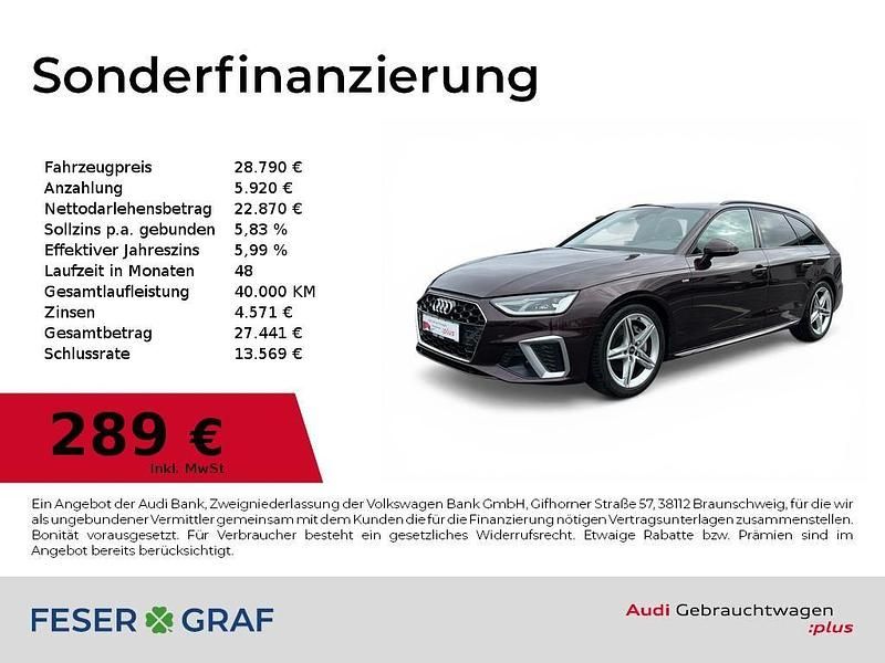 Gebraucht Audi A4 Ambiente 204 PS (150 kW) 2022 Individuallackierungen audi exclusive Kombi