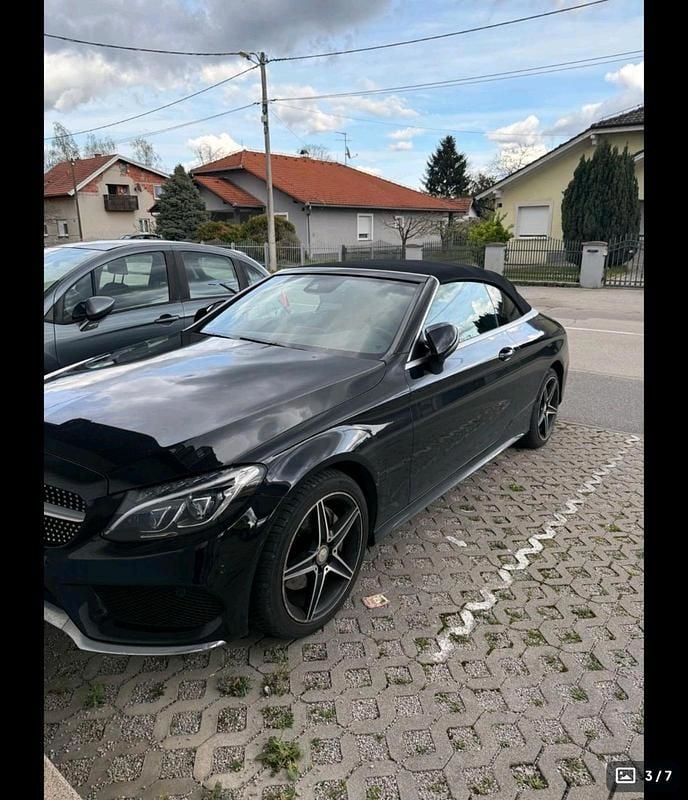 Gebraucht 2016 Mercedes C220 AMG line Cabrio | 23.000 € - Bild 1/4