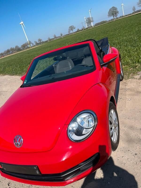 Rot Gebraucht 2015 VW Beetle Cabrio | 12.600 € (Guter Preis) - Bild 1/4