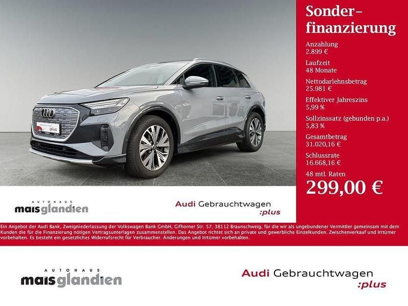 Gebraucht Audi Q4 e-tron Advanced 194 kW (265 PS) 2022 Kieselgrau SUV