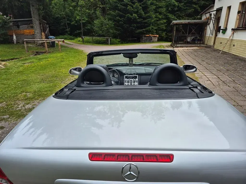Gebraucht Mercedes SLK200 163 PS (119 kW) 2003 Silber Cabrio