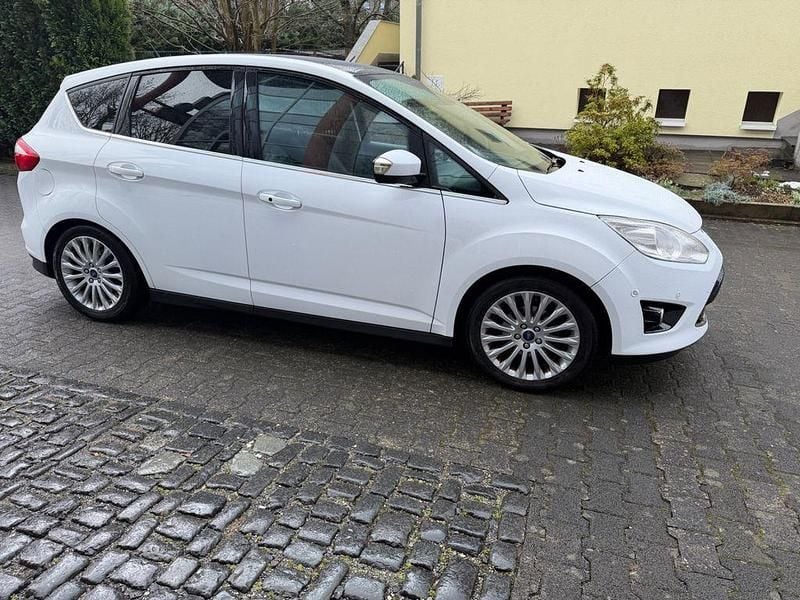 Gebraucht Ford C-MAX Titanium 125 PS (91 kW) 2013 Weiß Van / Kleinbus