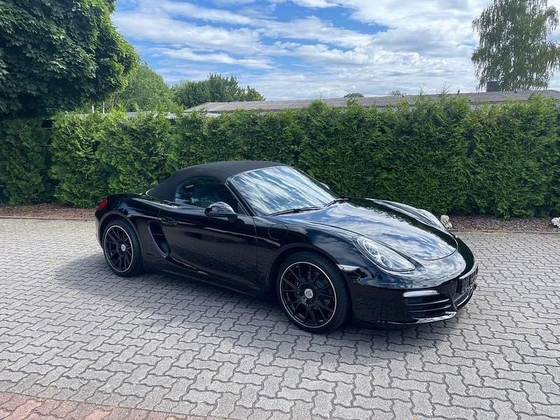 Schwarz Gebraucht 2015 Porsche Boxster Black Edition Cabrio | 47.999 € (Fairer Preis) - Bild 1/4
