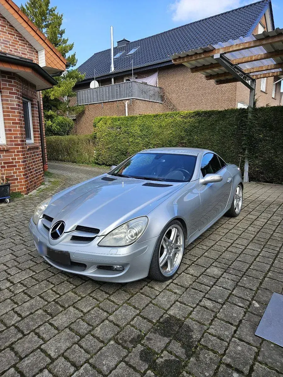 Gebraucht Mercedes SLK200 163 PS (119 kW) 2004 Silber Cabrio