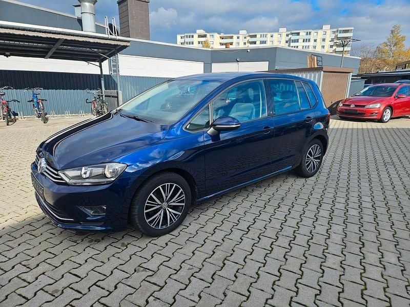 Gebraucht VW Golf Sportsvan Allstar 150 PS (110 kW) 2017 Blau Van / Kleinbus