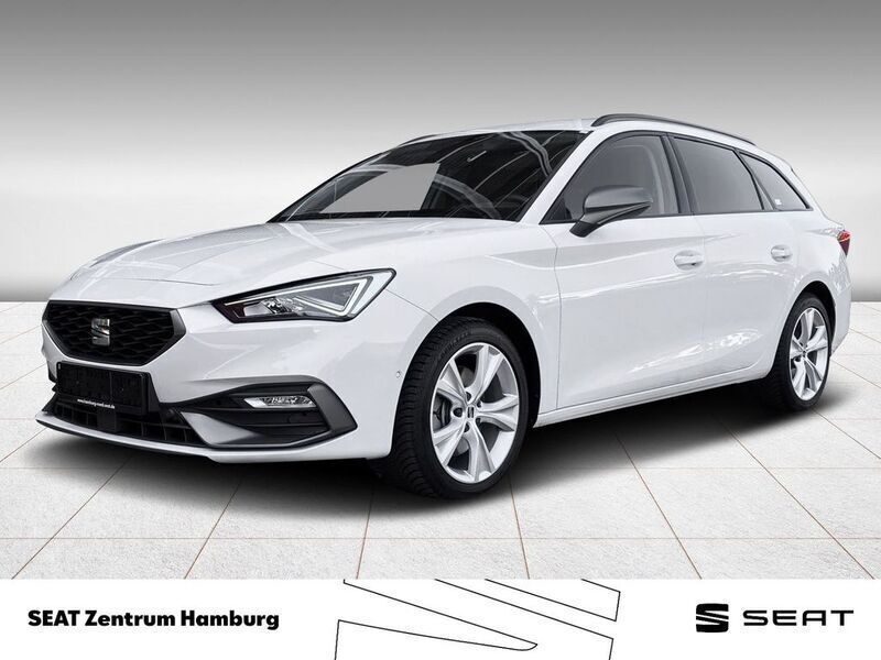 Weiß (nevada weiß metallic) Gebraucht 2024 Seat Leon FR Kombi | 32.930 € (Etwas zu teuer) - Bild 1/4