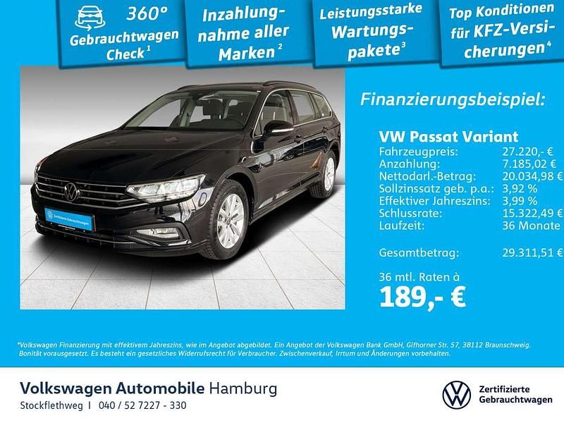 2t deep black perleffekt Gebraucht 2023 VW Passat Business Kombi | 27.220 € (Guter Preis) - Bild 1/3